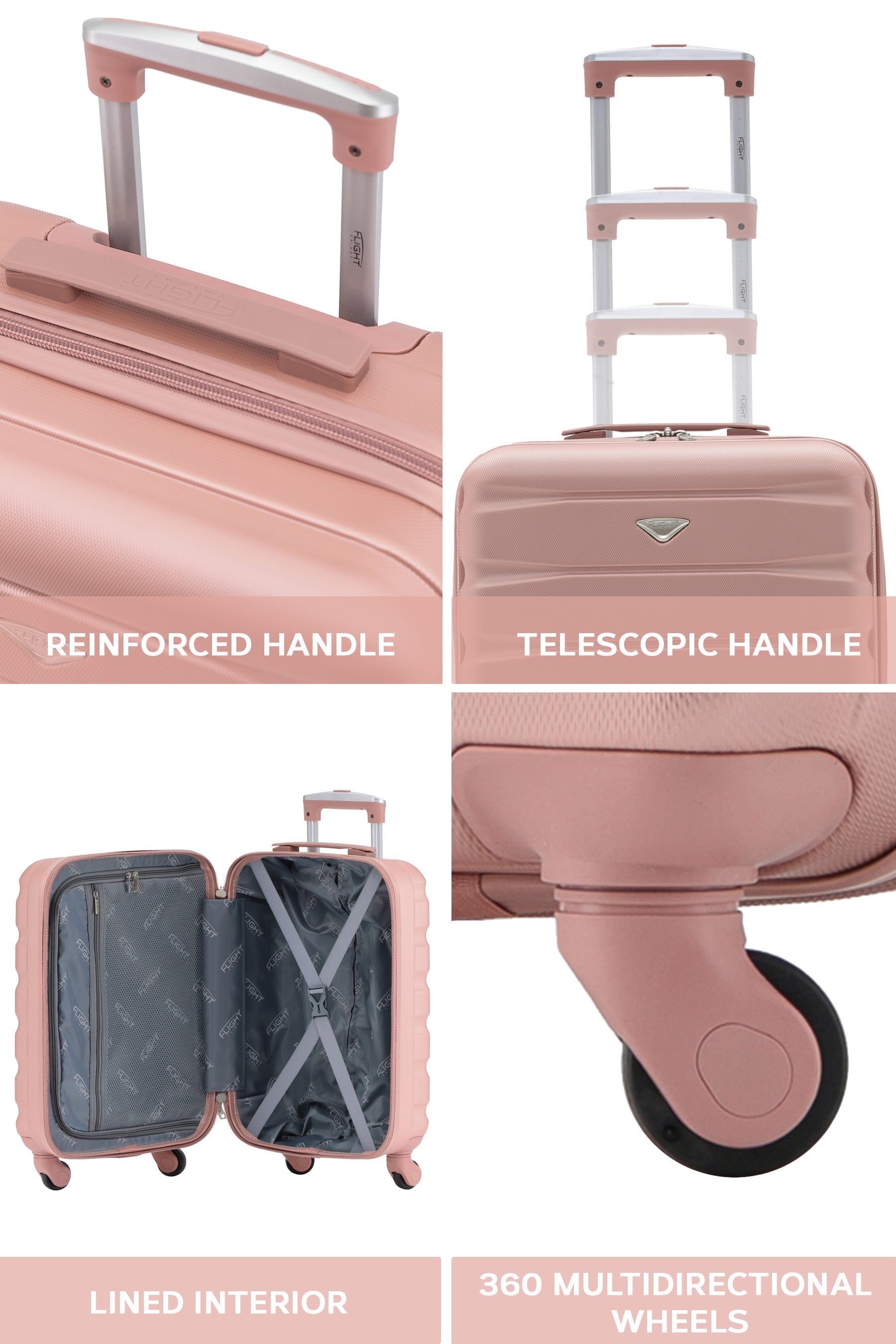 55x40x23cm SAFIR Carry on Cabin Case