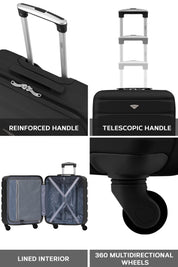 56x45x25cm SAFIR Carry on Cabin Case