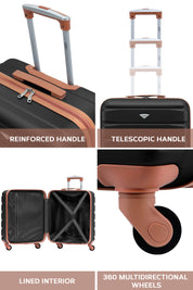 56x45x25cm SAFIR Carry on Cabin Case