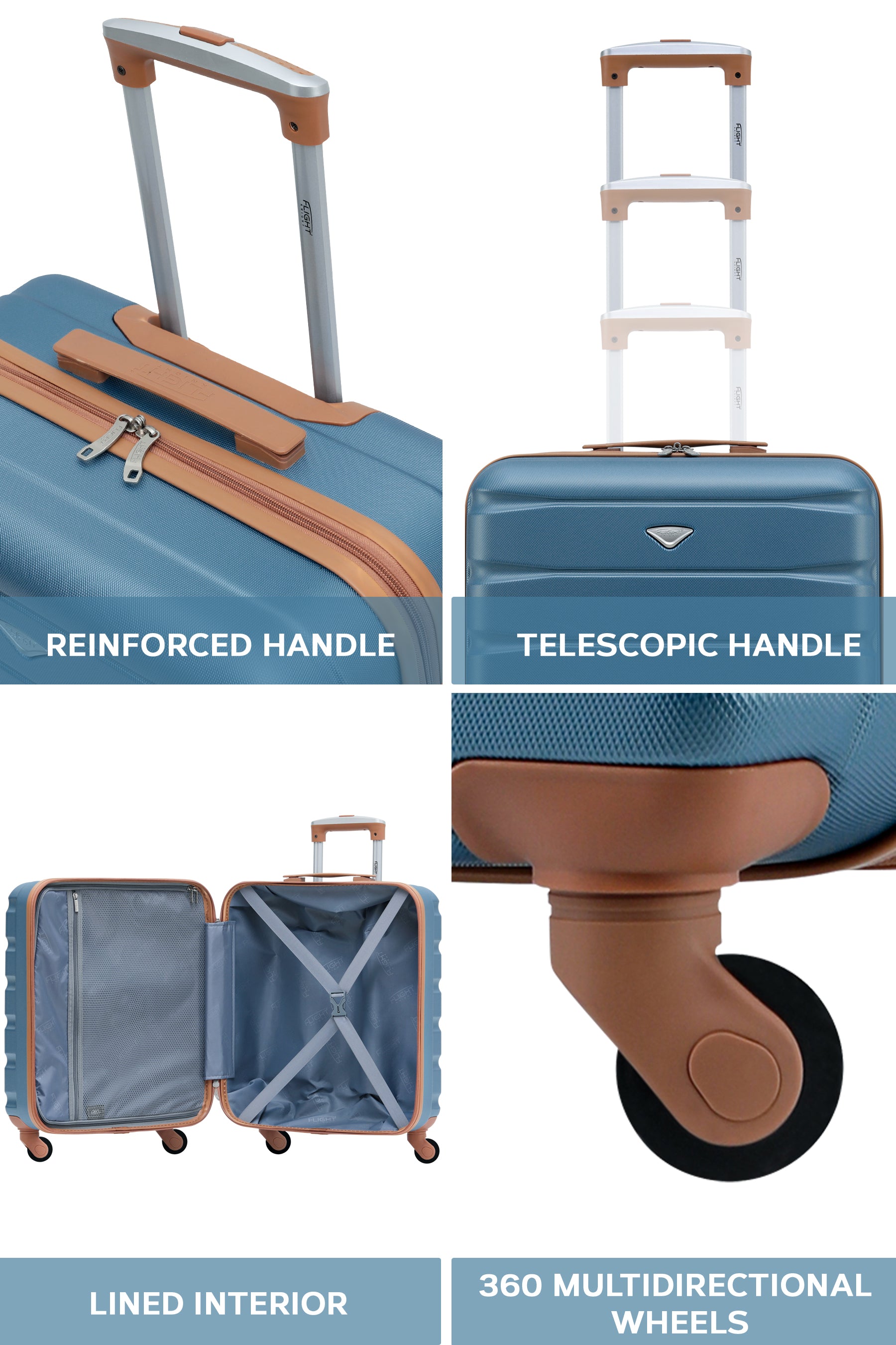 56x45x25cm SAFIR Carry on Cabin Case