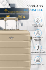 56x45x25cm SAFIR Carry on Cabin Case