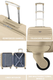 56x45x25cm SAFIR Carry on Cabin Case