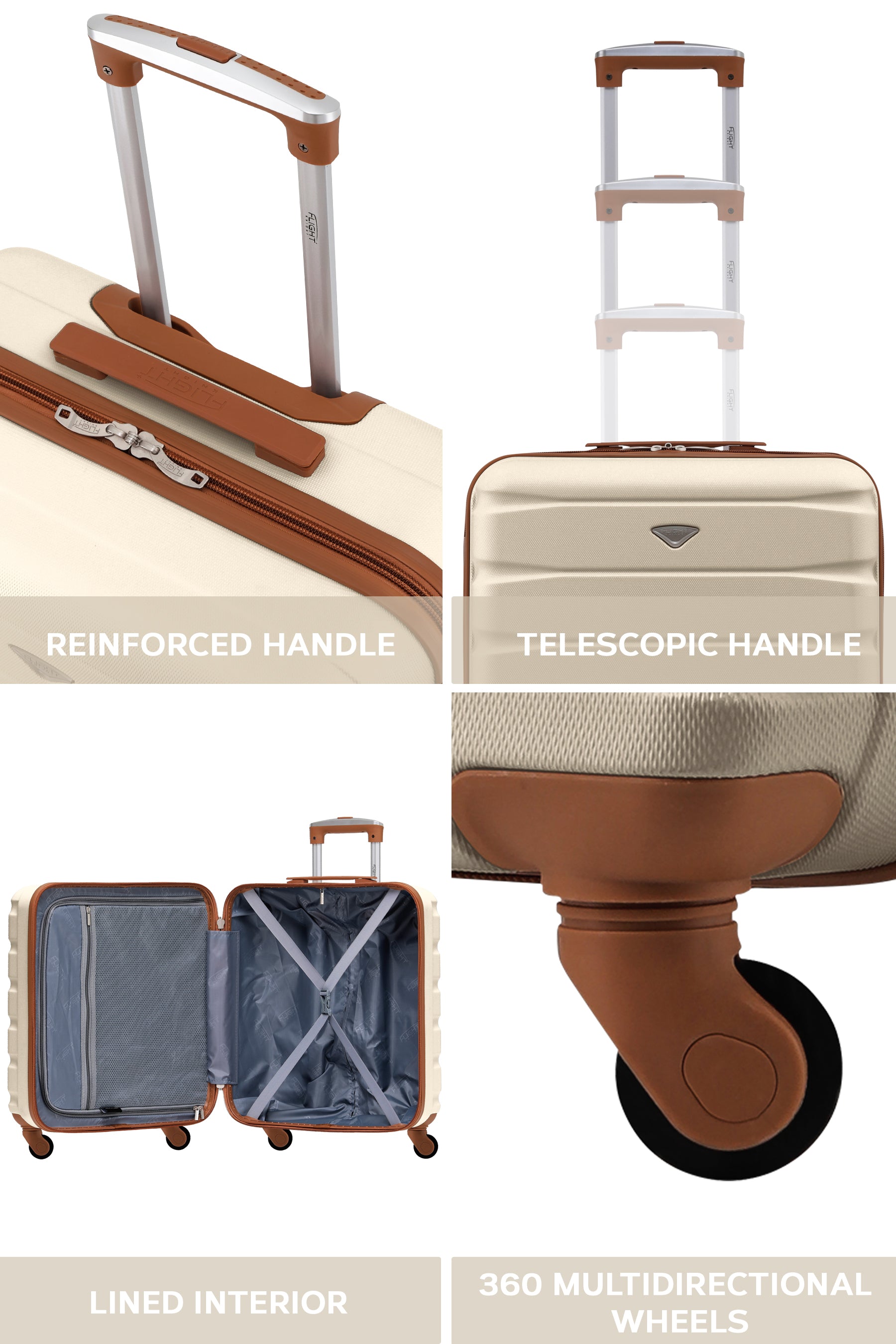 56x45x25cm SAFIR Carry on Cabin Case