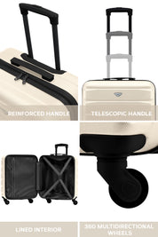 56x45x25cm SAFIR Carry on Cabin Case