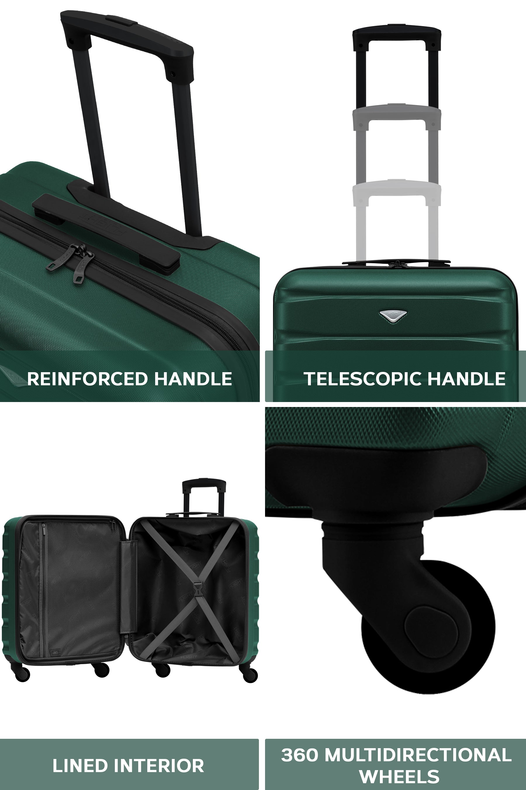 56x45x25cm SAFIR Carry on Cabin Case