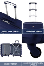 56x45x25cm SAFIR Carry on Cabin Case