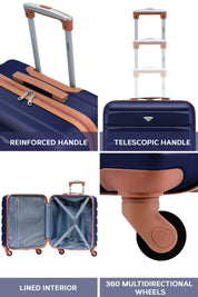 56x45x25cm SAFIR Carry on Cabin Case