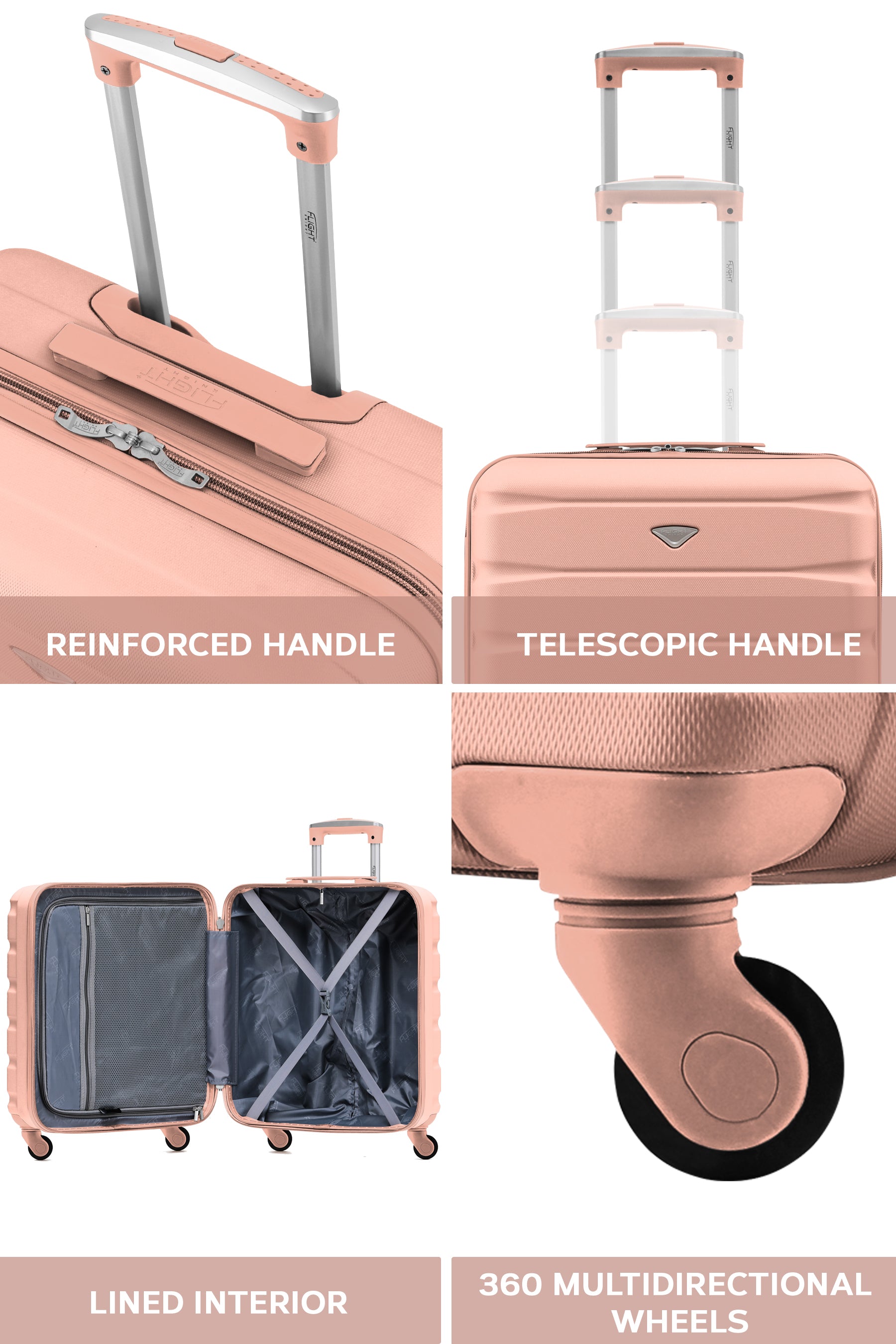 56x45x25cm SAFIR Carry on Cabin Case