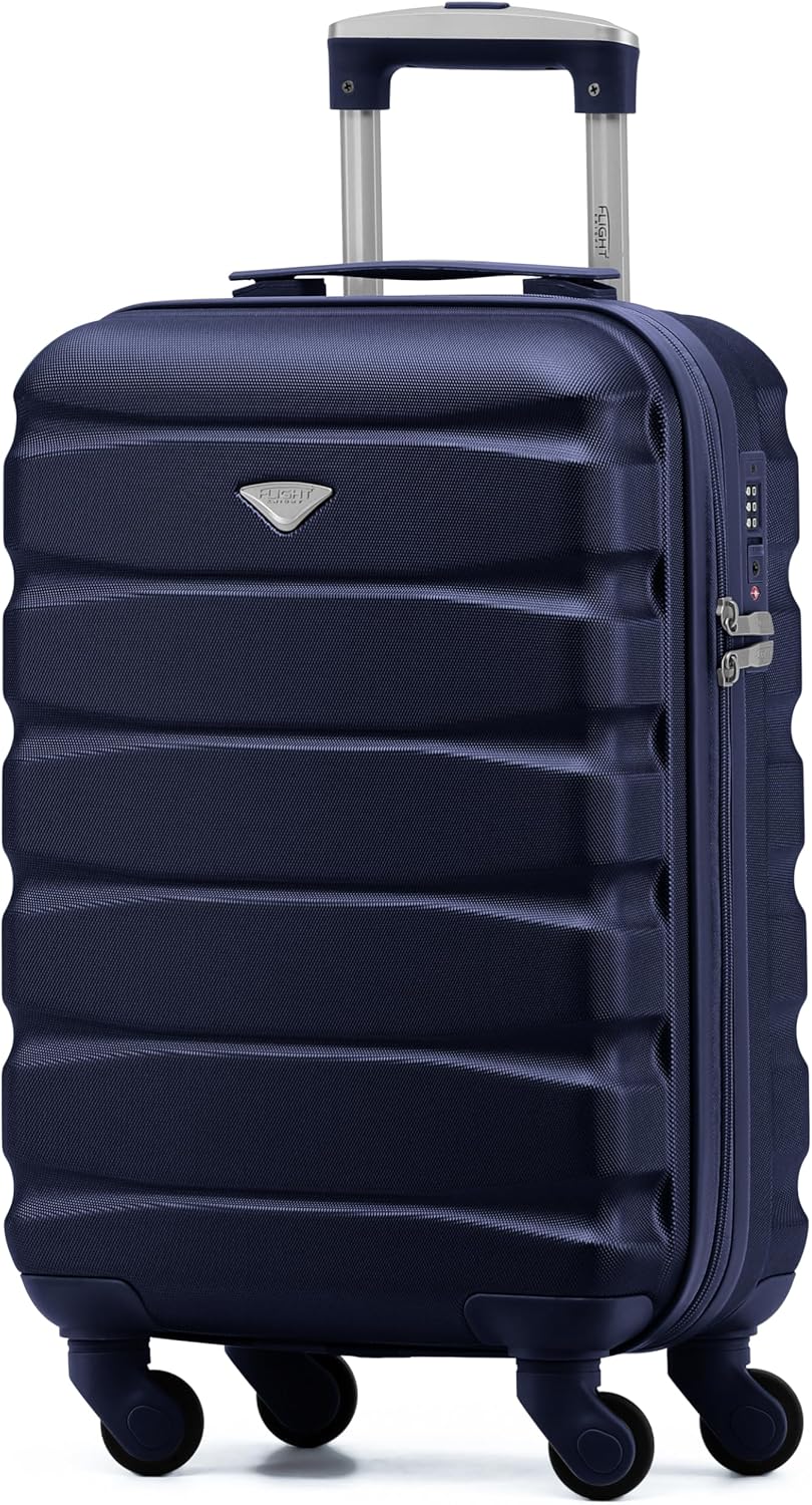 55x35x20cm TSA Lock Lightweight 4Wheel ABS Hard Cabin Suitcases Carry On Luggage