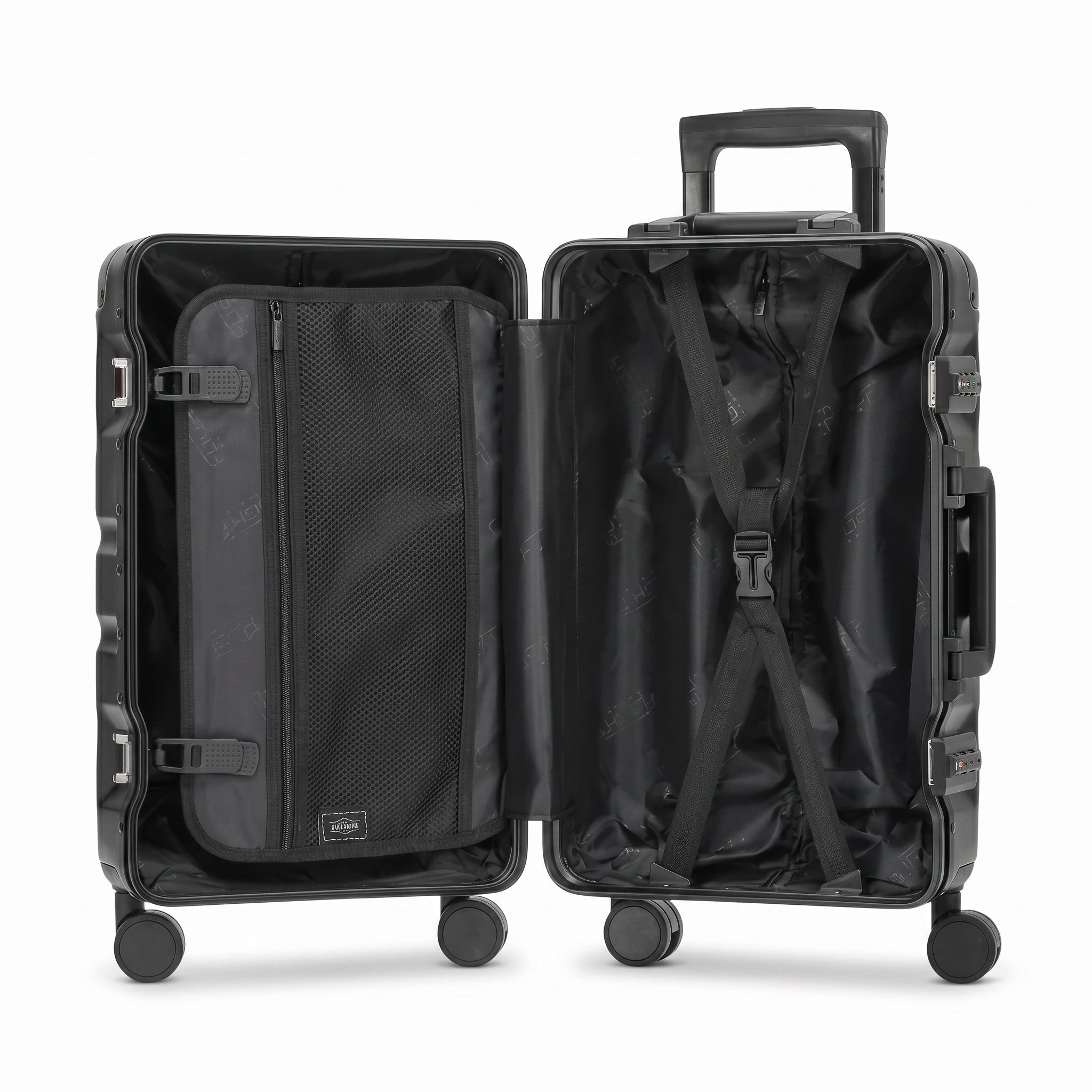 55x35x20cm Aluminium Frame Carry-On Cabin Case