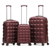 BUBBLE 3-Piece Suitcase Set (55x35x20cm + Medium + Large)