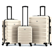 SAFIR 3-Piece Suitcase Set (55x40x20cm + Medium + Large)