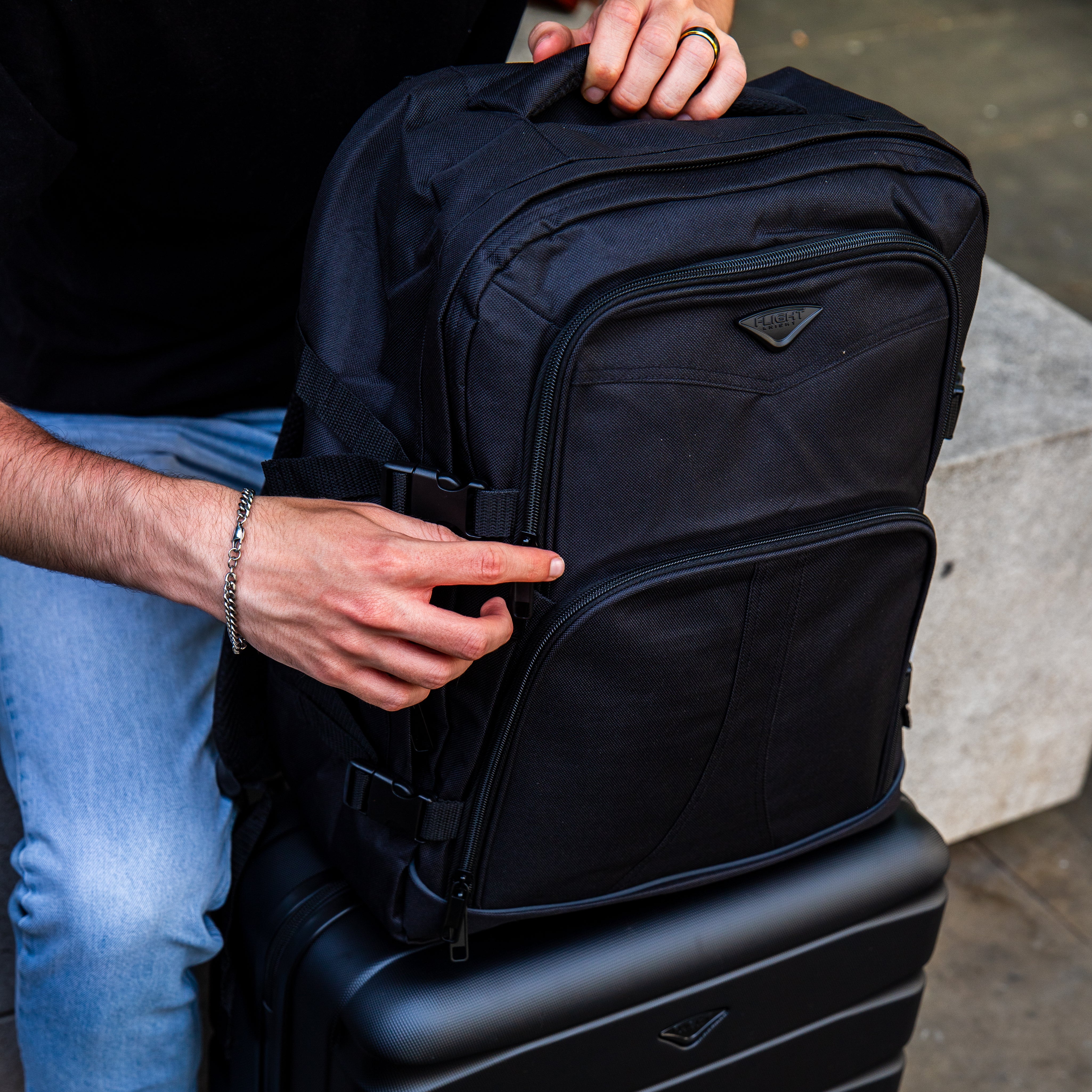 40x30x20 Travel Backpack Ryanair Underseat – Flight Knight