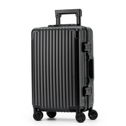55x35x20cm Silver Carry-On Cabin Case