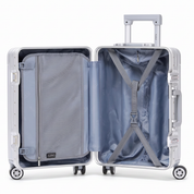 SILVER Cabin & Large Suitcase Bundle