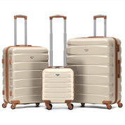 SAFIR 3-Piece Suitcase Set (40x30x20cm + Medium + Large)