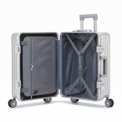 56x45x25cm Silver Carry-On Cabin Case