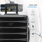 56x45x25cm Aluminium Frame Carry-On Cabin Case