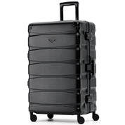 Large 31" Aluminium Frame Checked Suitcase