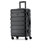 Medium 27" Aluminium Frame Checked Suitcase