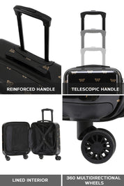 56x45x25cm PRINT Cabin Carry on Case