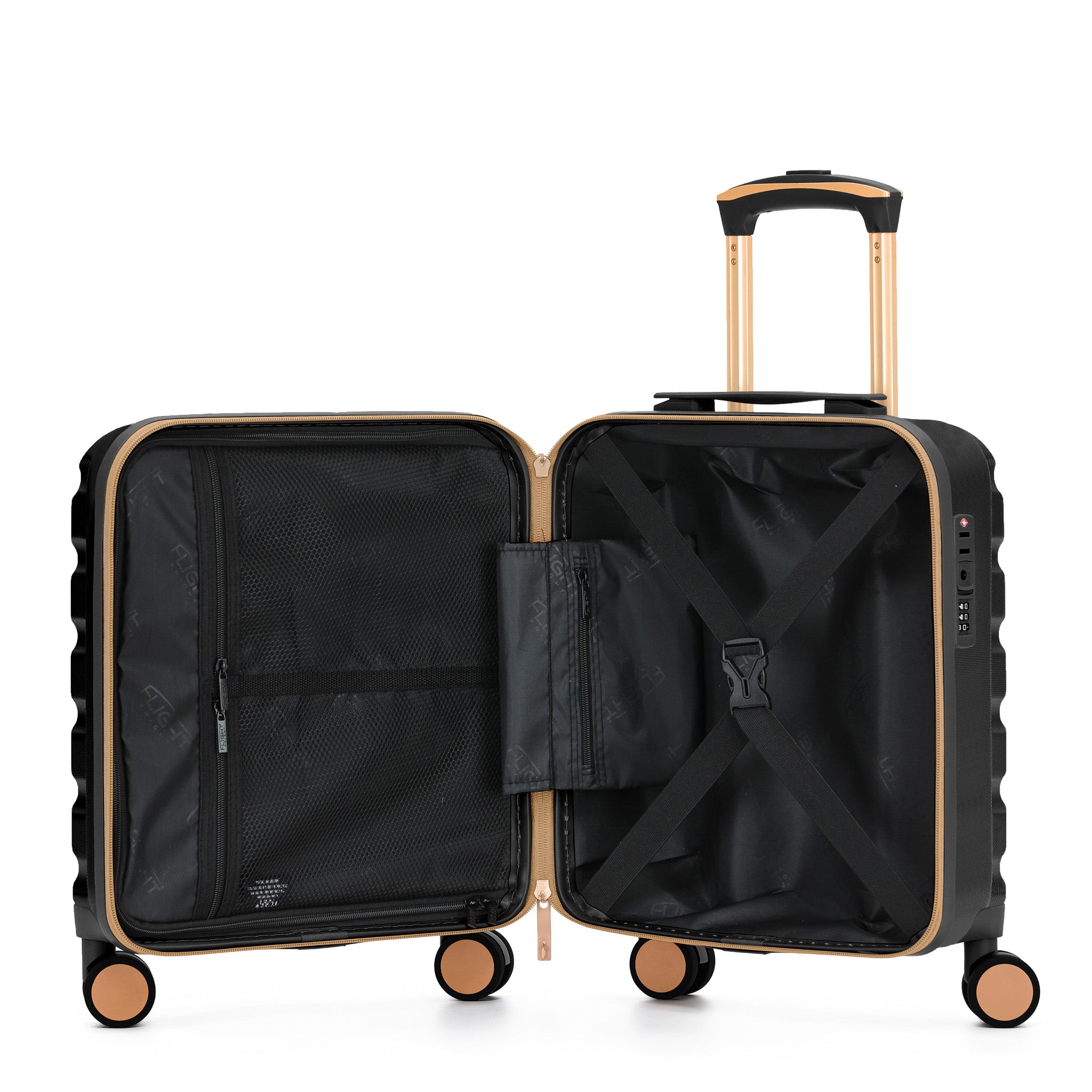 45x36x20cm SAFIR Carry-On Cabin Case - TSA Lock & 8 Wheels