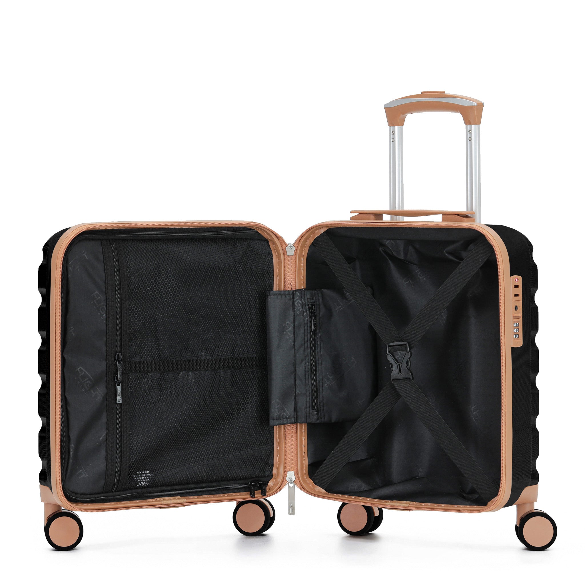 45x36x20cm SAFIR Carry-On Cabin Case - TSA Lock & 8 Wheels