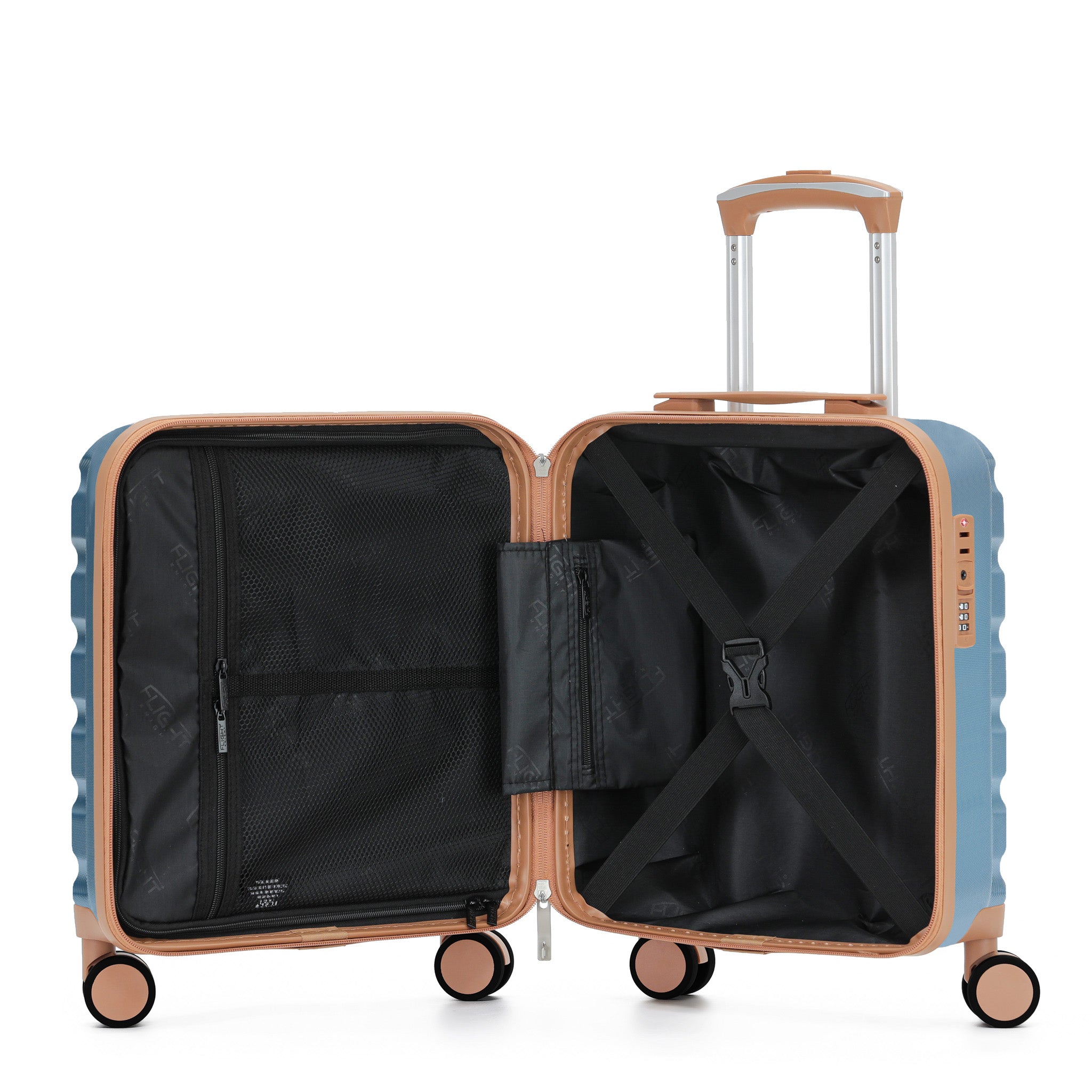 45x36x20cm SAFIR Carry-On Cabin Case - TSA Lock & 8 Wheels