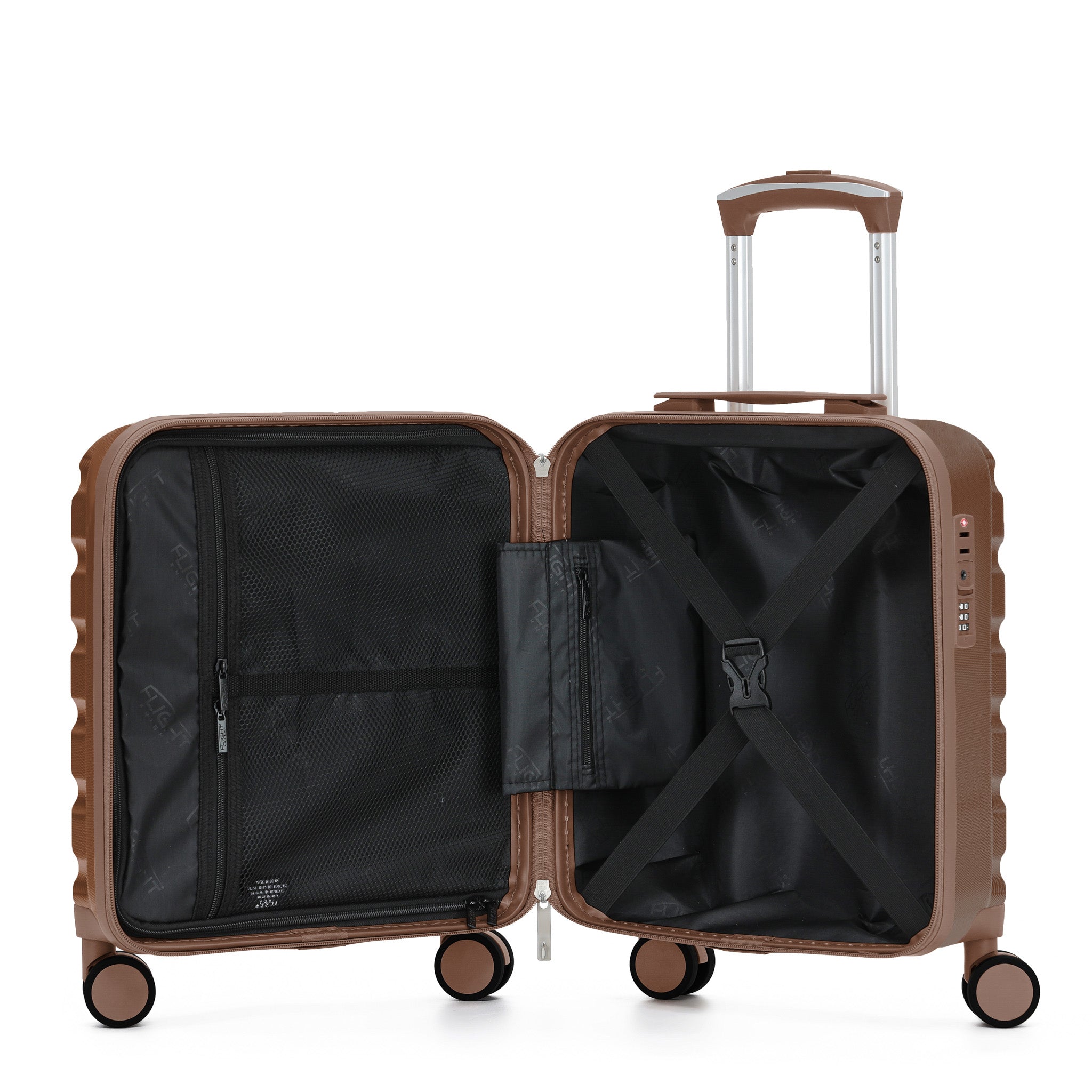 45x36x20cm SAFIR Carry-On Cabin Case - TSA Lock & 8 Wheels