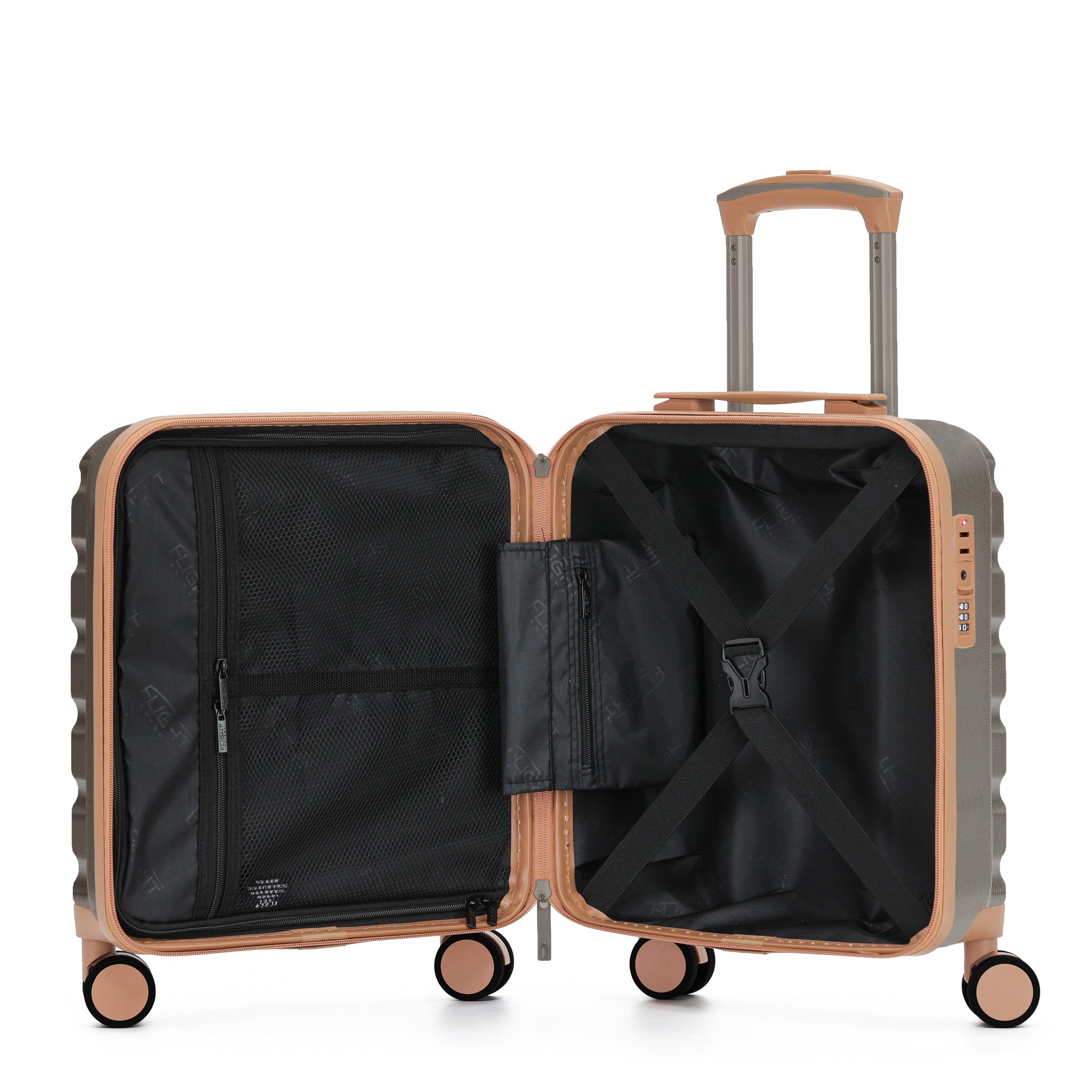 45x36x20cm SAFIR Carry-On Cabin Case - TSA Lock & 8 Wheels