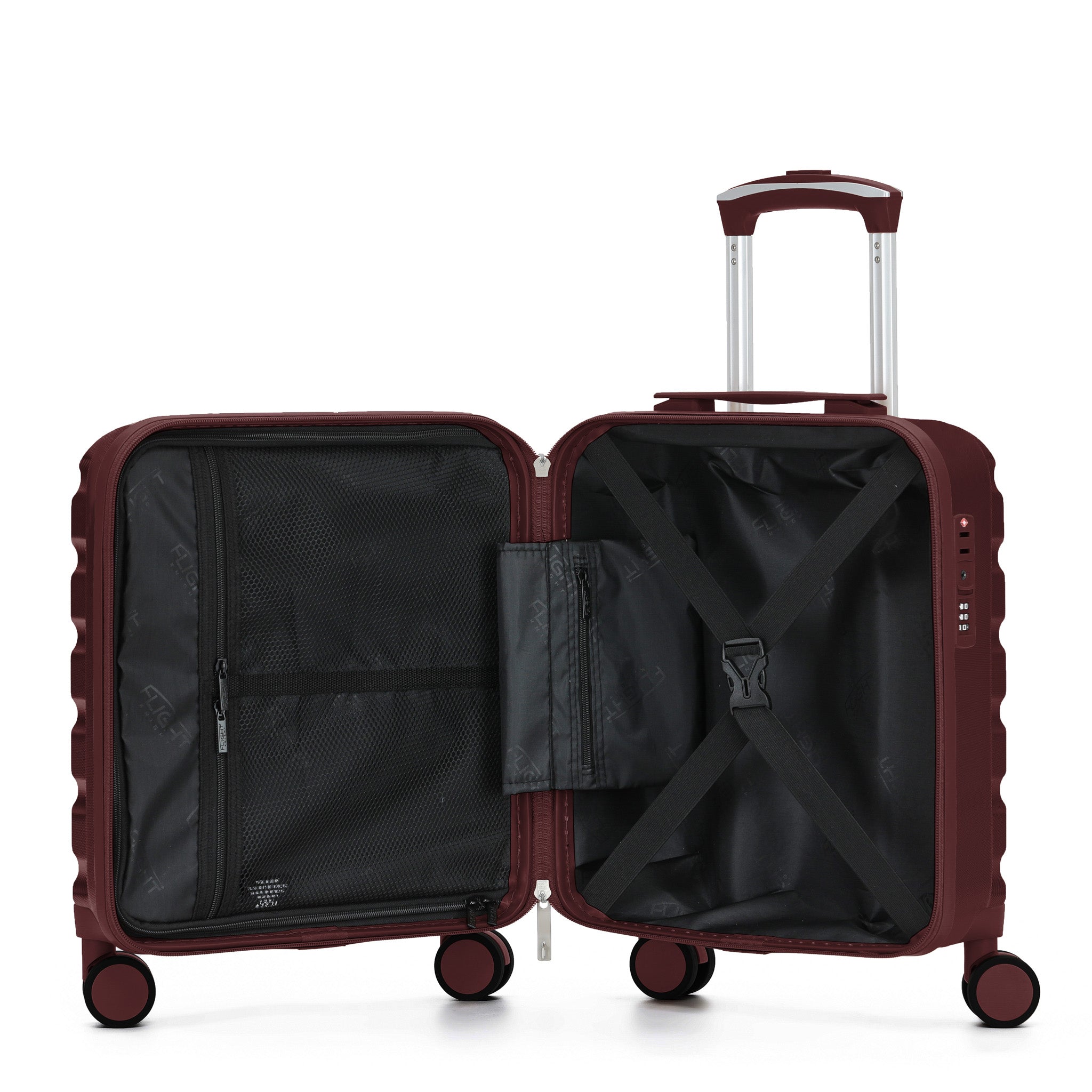 45x36x20cm SAFIR Carry-On Cabin Case - TSA Lock & 8 Wheels
