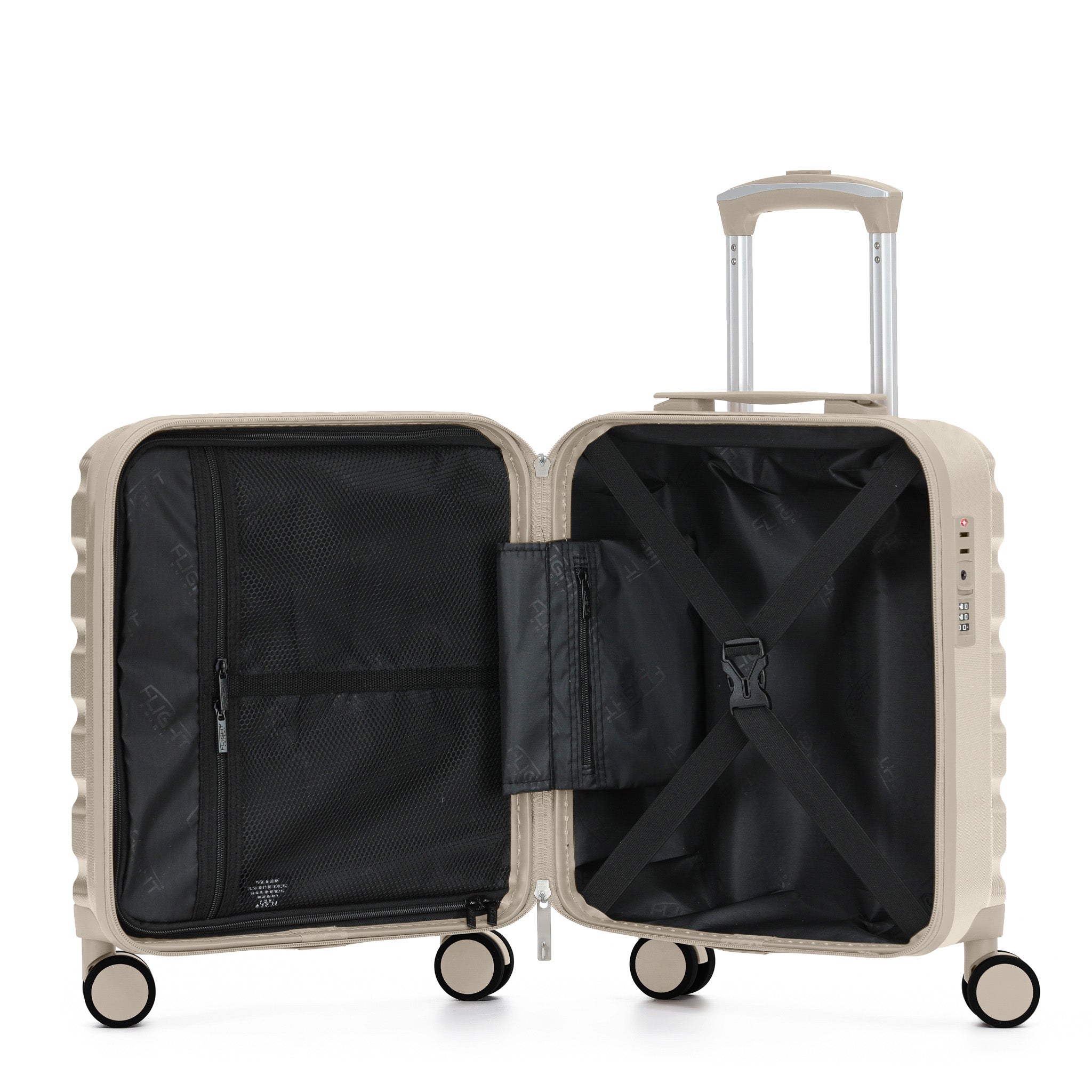 45x36x20cm SAFIR Carry-On Cabin Case - TSA Lock & 8 Wheels