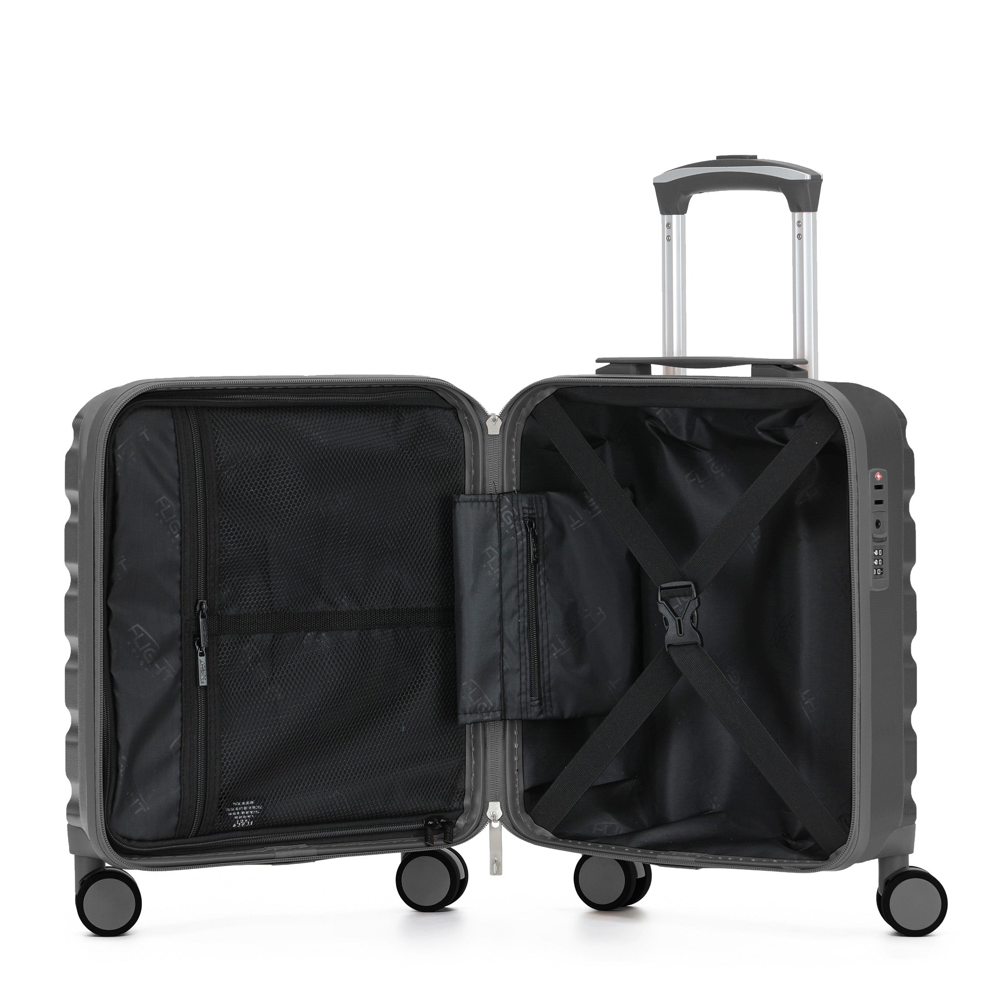 45x36x20cm SAFIR Carry-On Cabin Case - TSA Lock & 8 Wheels