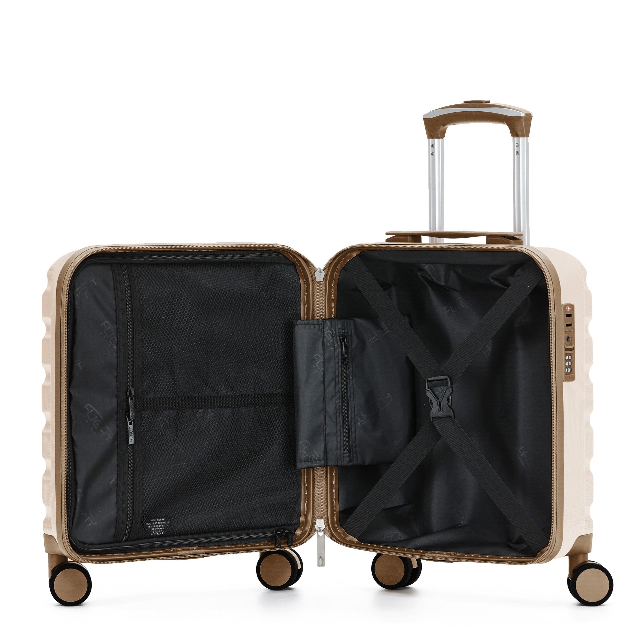 45x36x20cm SAFIR Carry-On Cabin Case - TSA Lock & 8 Wheels