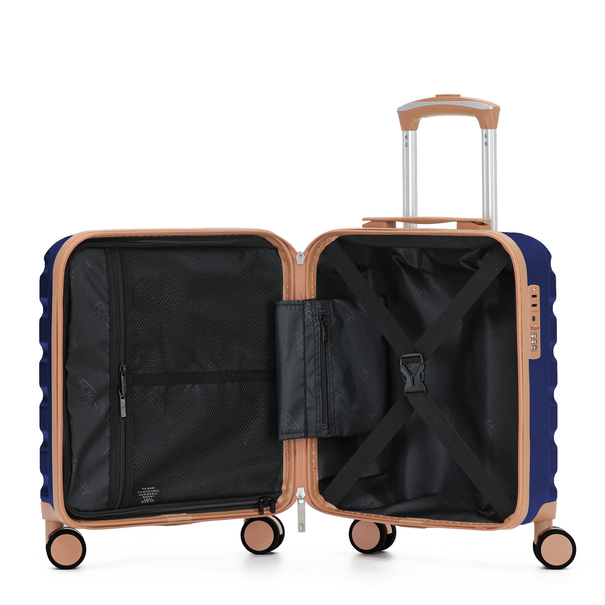 45x36x20cm SAFIR Carry-On Cabin Case - TSA Lock & 8 Wheels