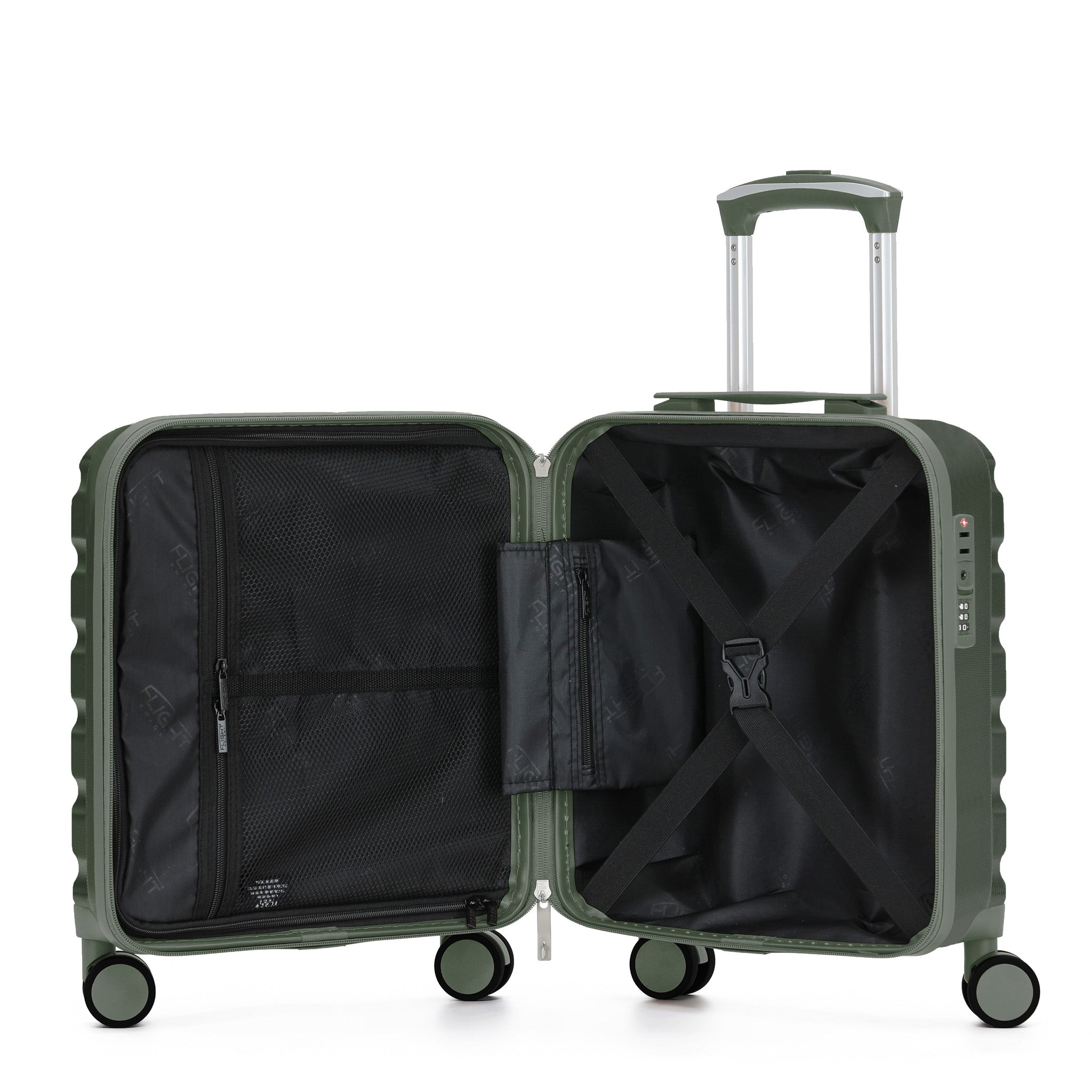 45x36x20cm SAFIR Carry-On Cabin Case - TSA Lock & 8 Wheels