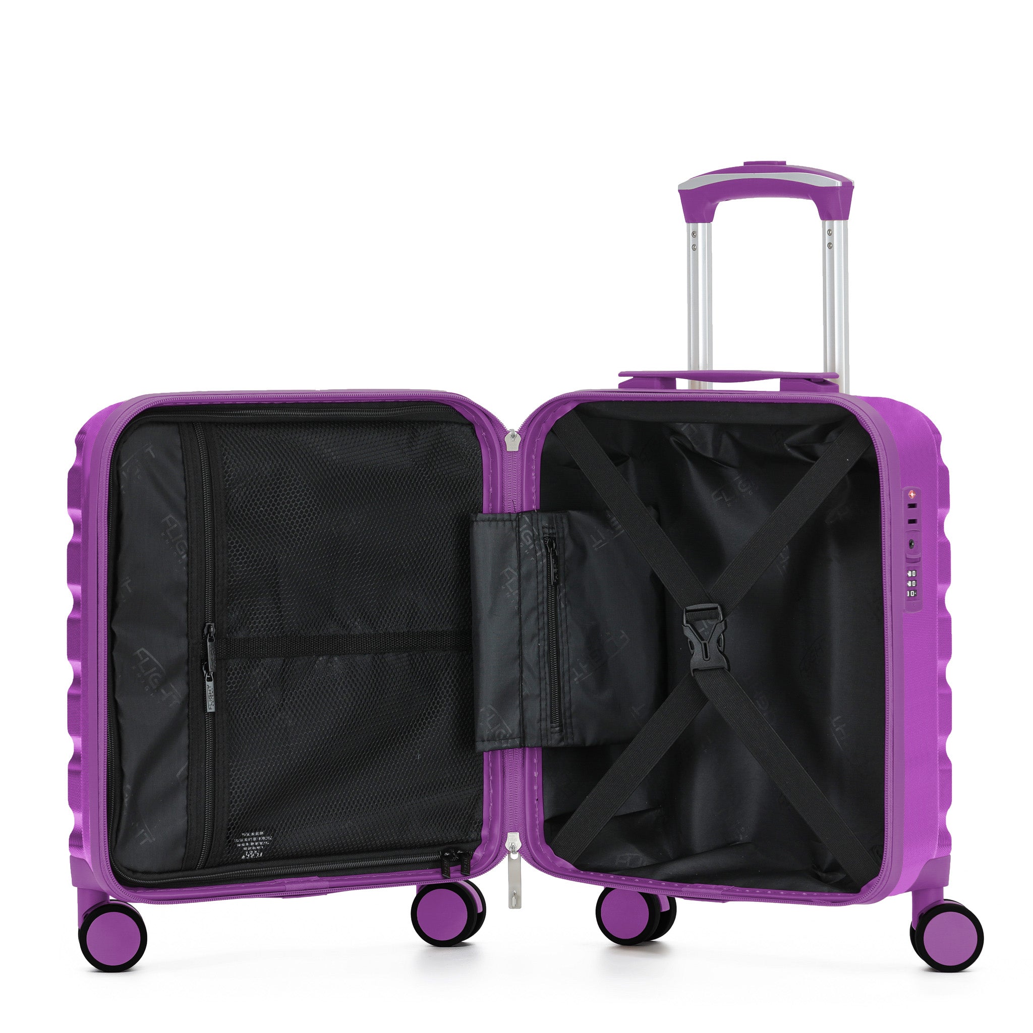 45x36x20cm SAFIR Carry-On Cabin Case - TSA Lock & 8 Wheels