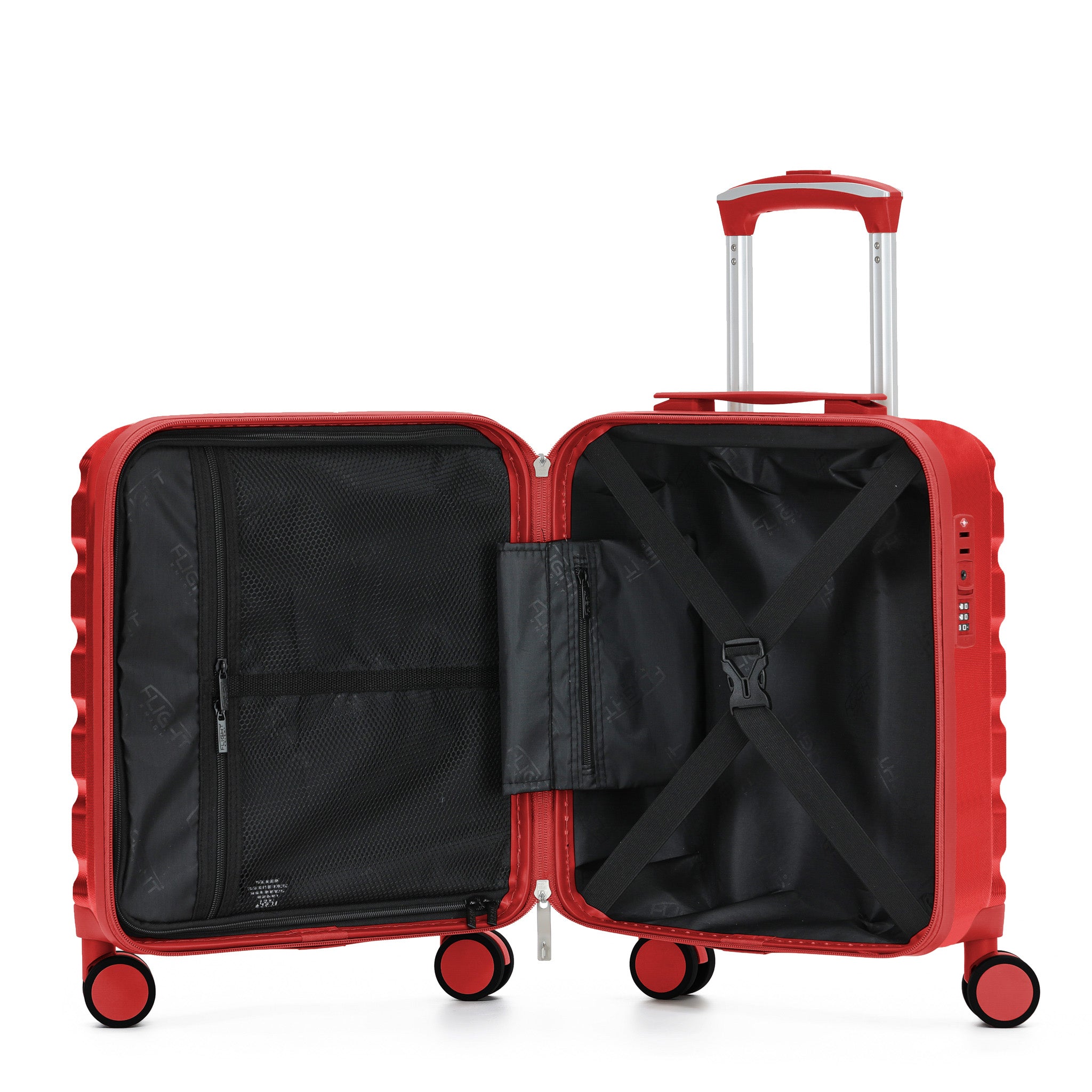 45x36x20cm SAFIR Carry-On Cabin Case - TSA Lock & 8 Wheels