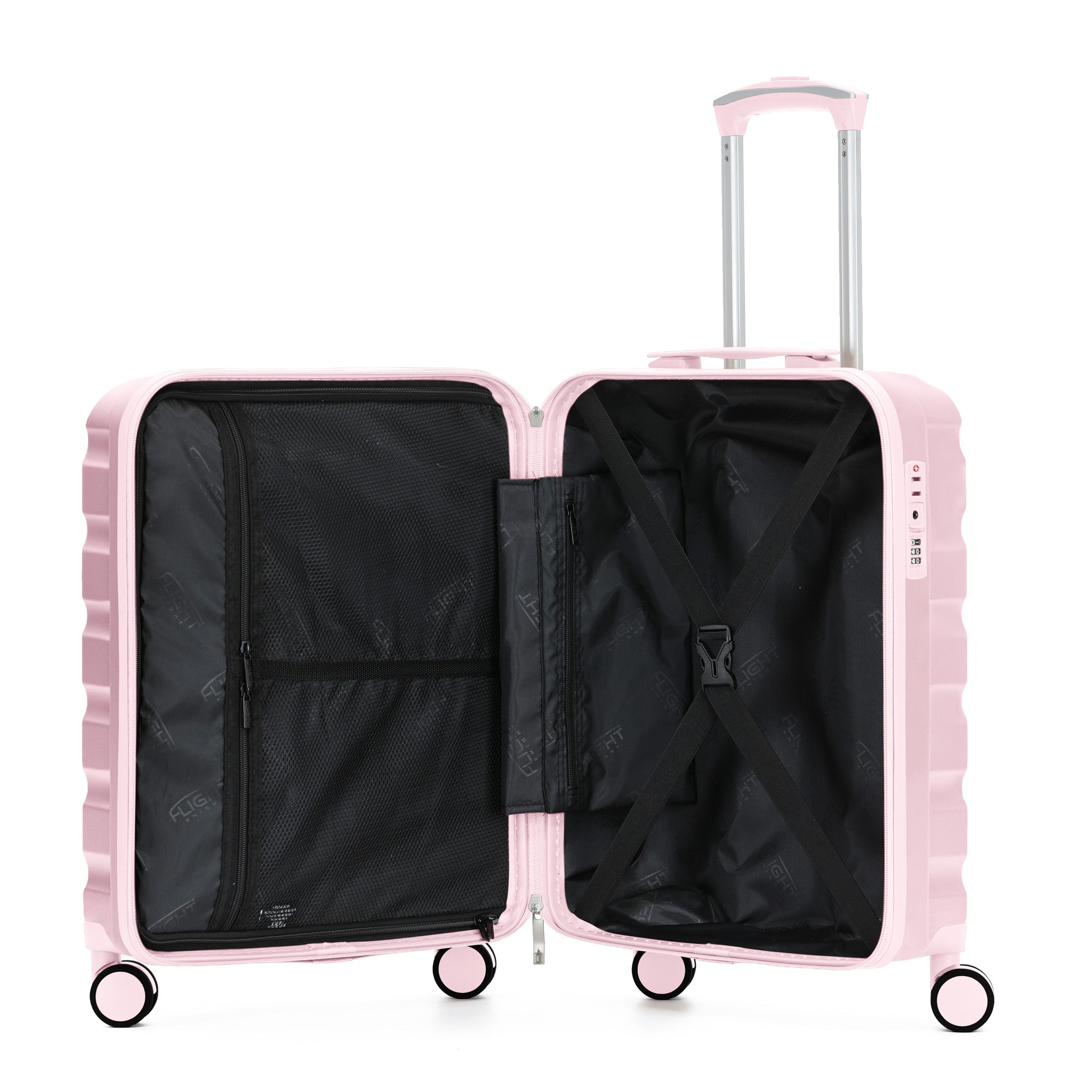 55x40x23cm SAFIR Carry-On Cabin Case - TSA Lock & 8 Wheels
