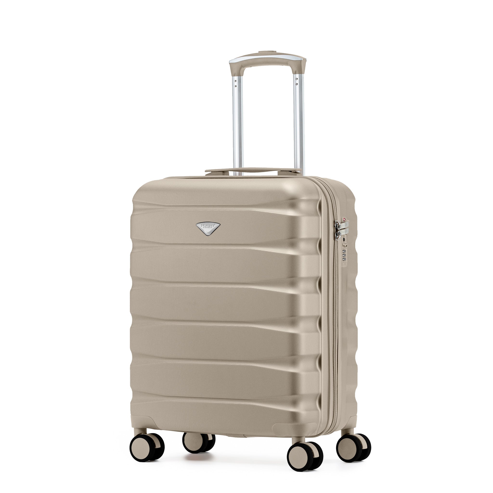 55x40x23cm SAFIR Carry-On Cabin Case - TSA Lock & 8 Wheels
