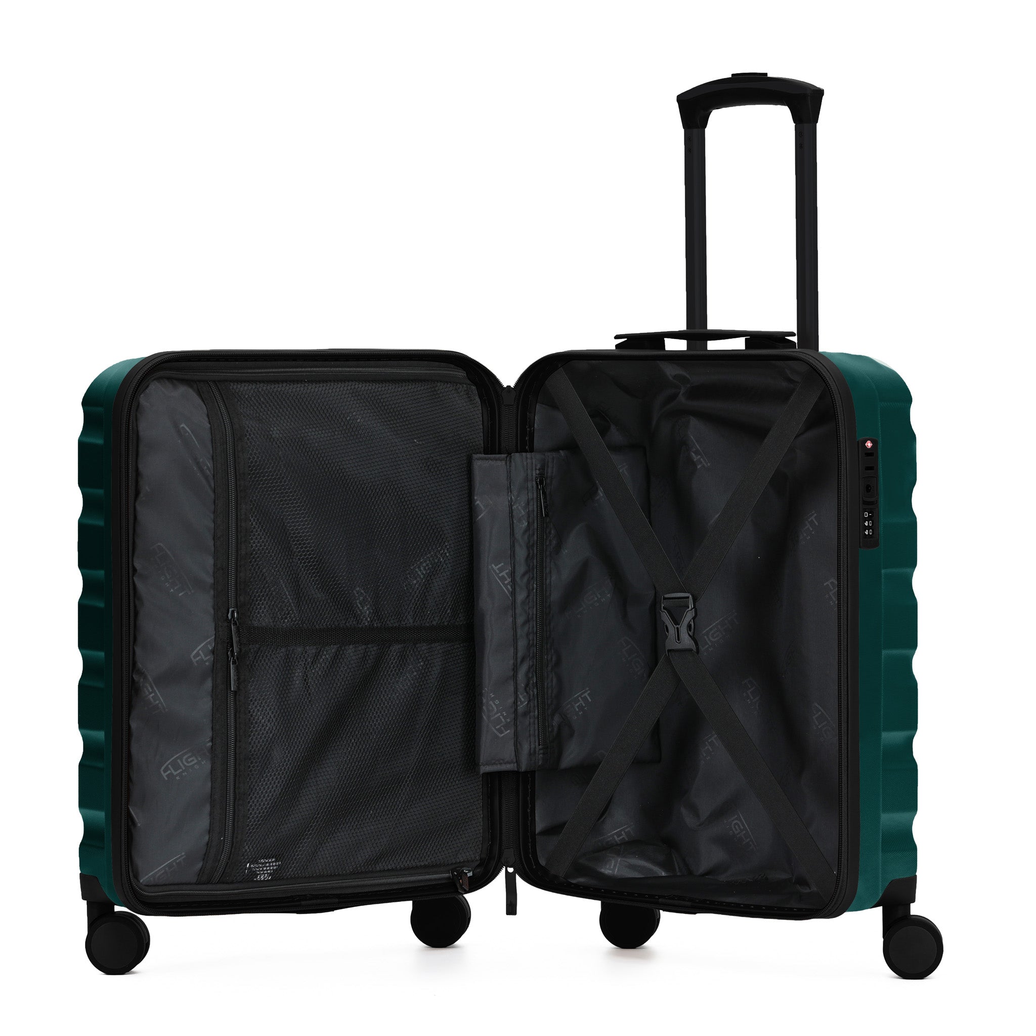 55x40x23cm SAFIR Carry-On Cabin Case - TSA Lock & 8 Wheels