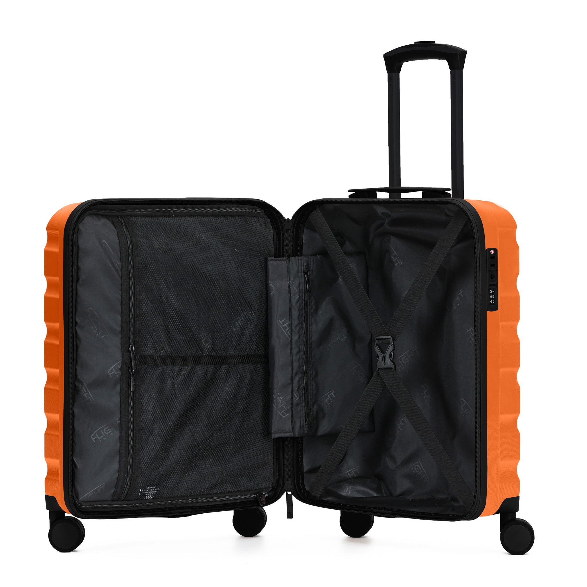 55x40x23cm SAFIR Carry-On Cabin Case - TSA Lock & 8 Wheels