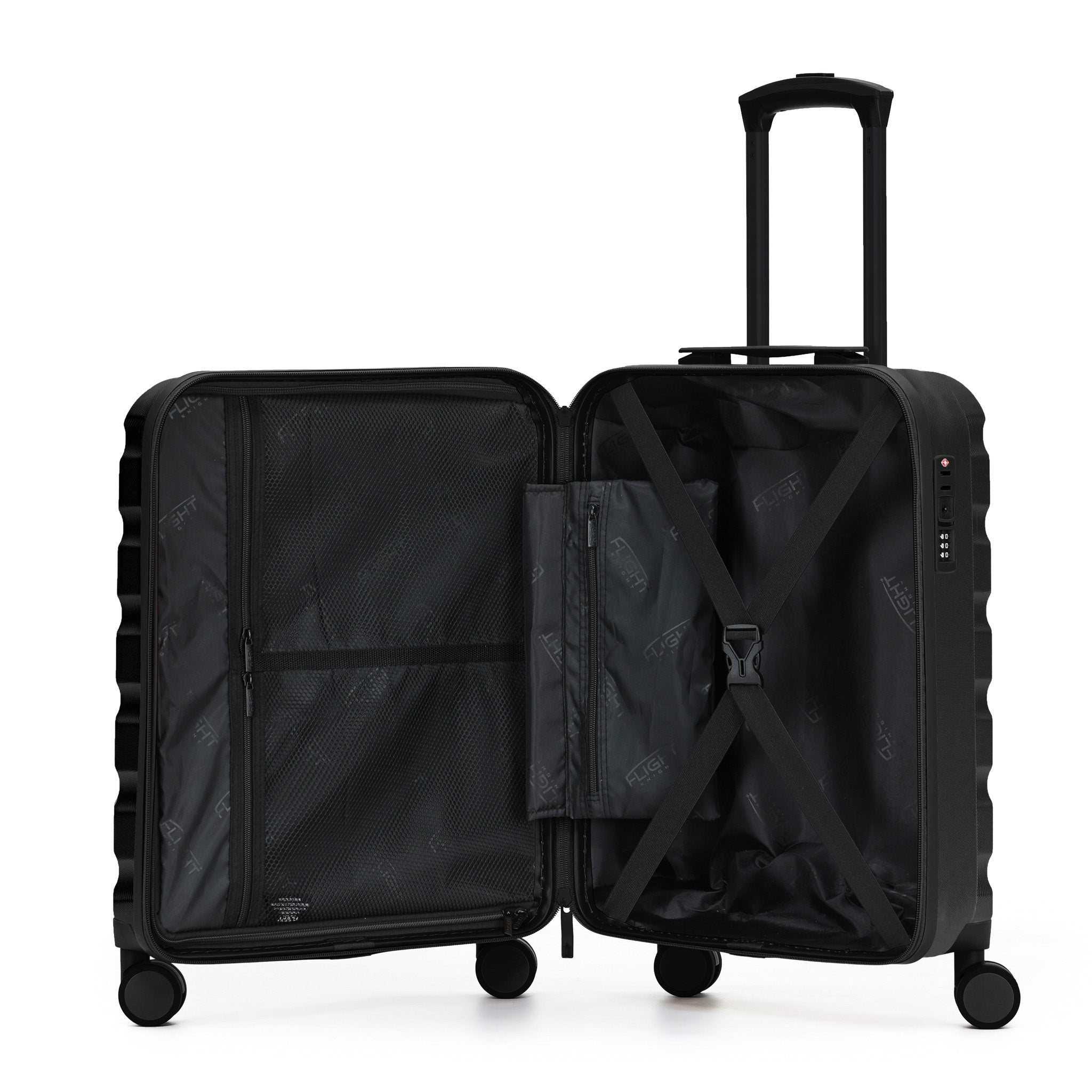 55x40x20cm SAFIR Carry-On Cabin Case - TSA Lock & 8 Wheels