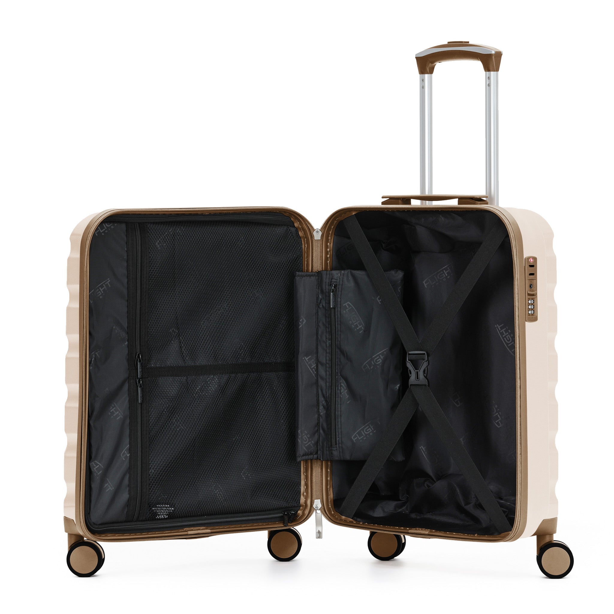 55x40x20cm SAFIR Carry-On Cabin Case - TSA Lock & 8 Wheels