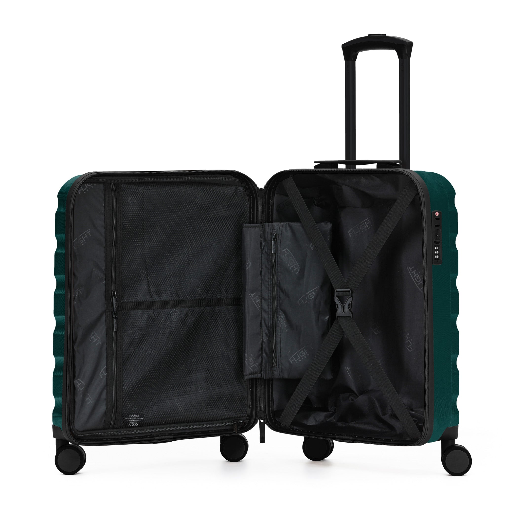 55x40x20cm SAFIR Carry-On Cabin Case - TSA Lock & 8 Wheels
