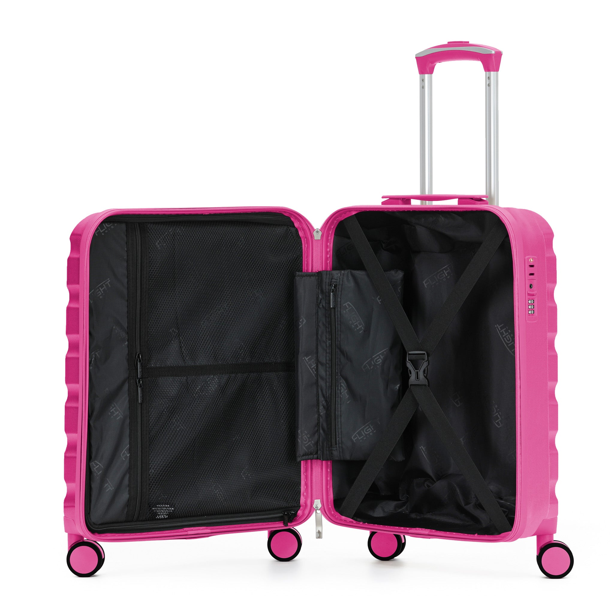 55x40x20cm SAFIR Carry-On Cabin Case - TSA Lock & 8 Wheels