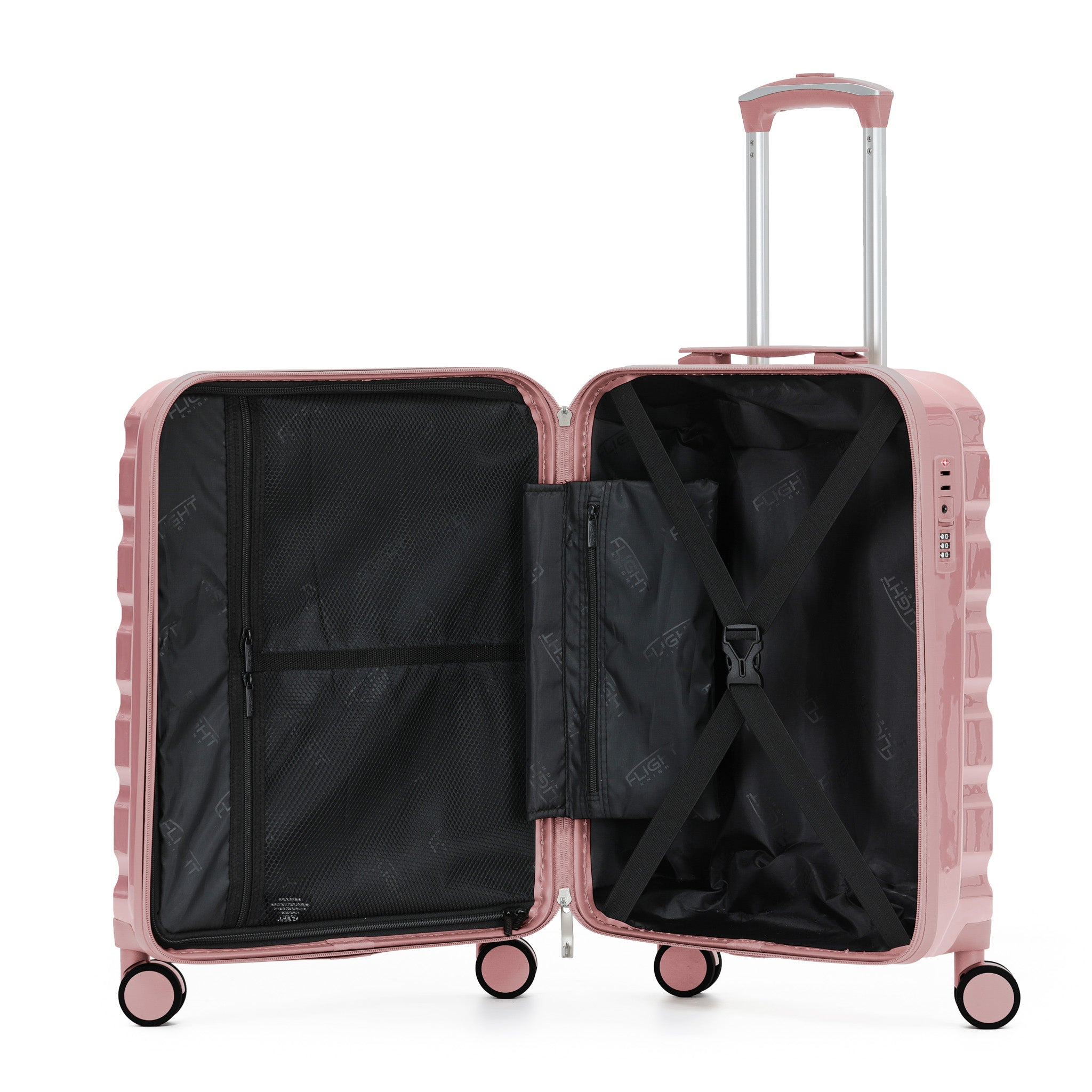 55x40x20cm SAFIR Carry-On Cabin Case - TSA Lock & 8 Wheels