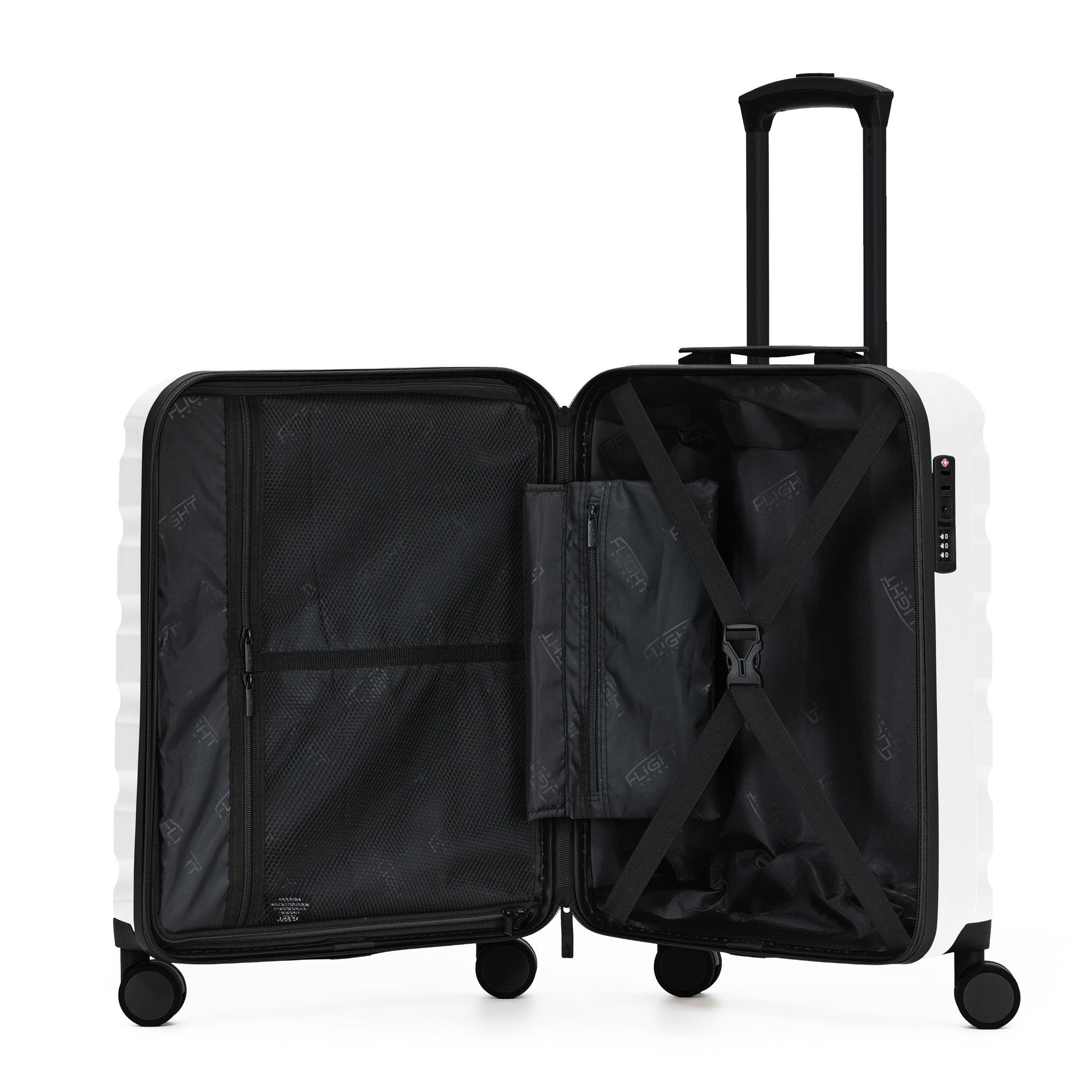 55x40x20cm SAFIR Carry-On Cabin Case - TSA Lock & 8 Wheels