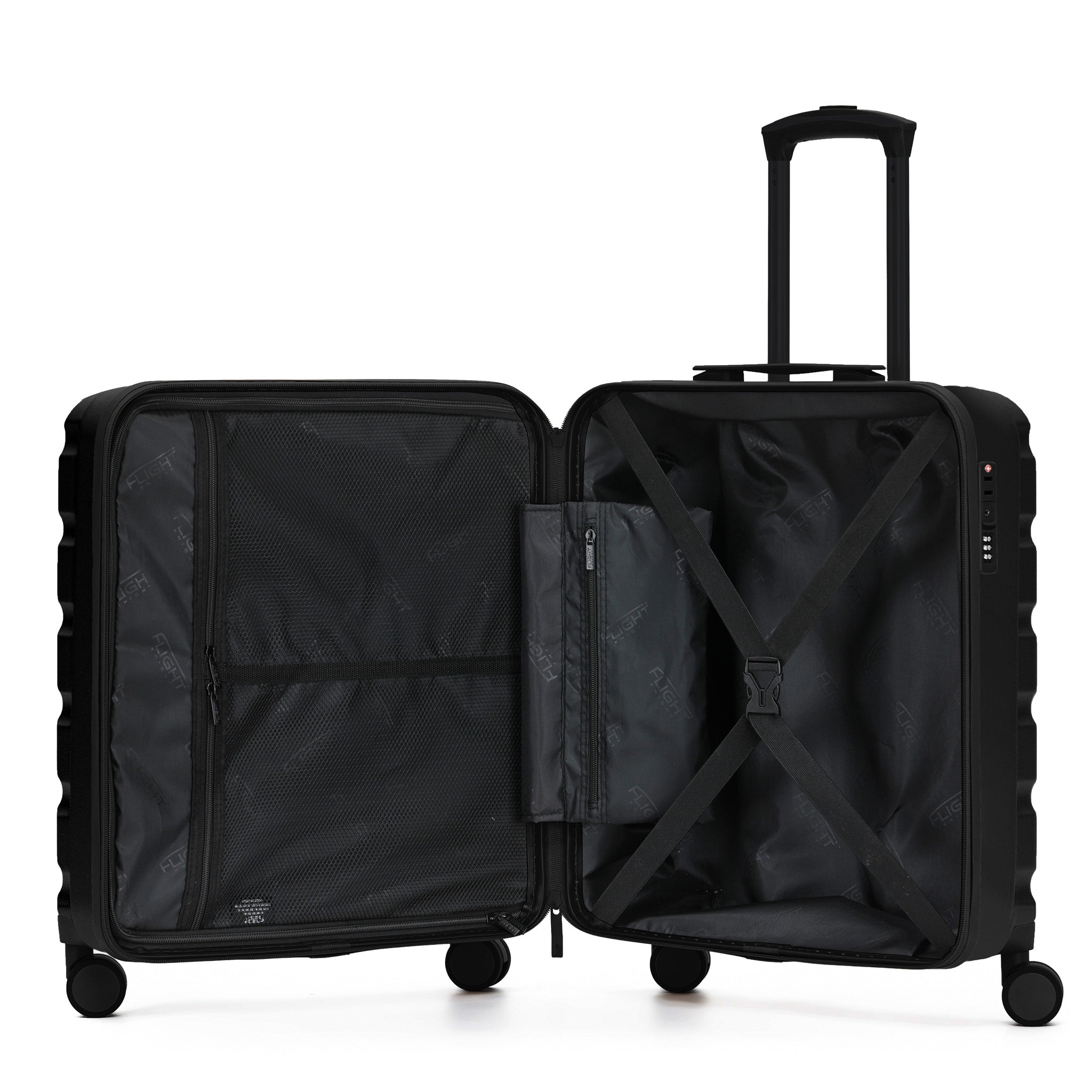 56x45x25cm SAFIR Carry-On Cabin Case - TSA Lock & 8 Wheels