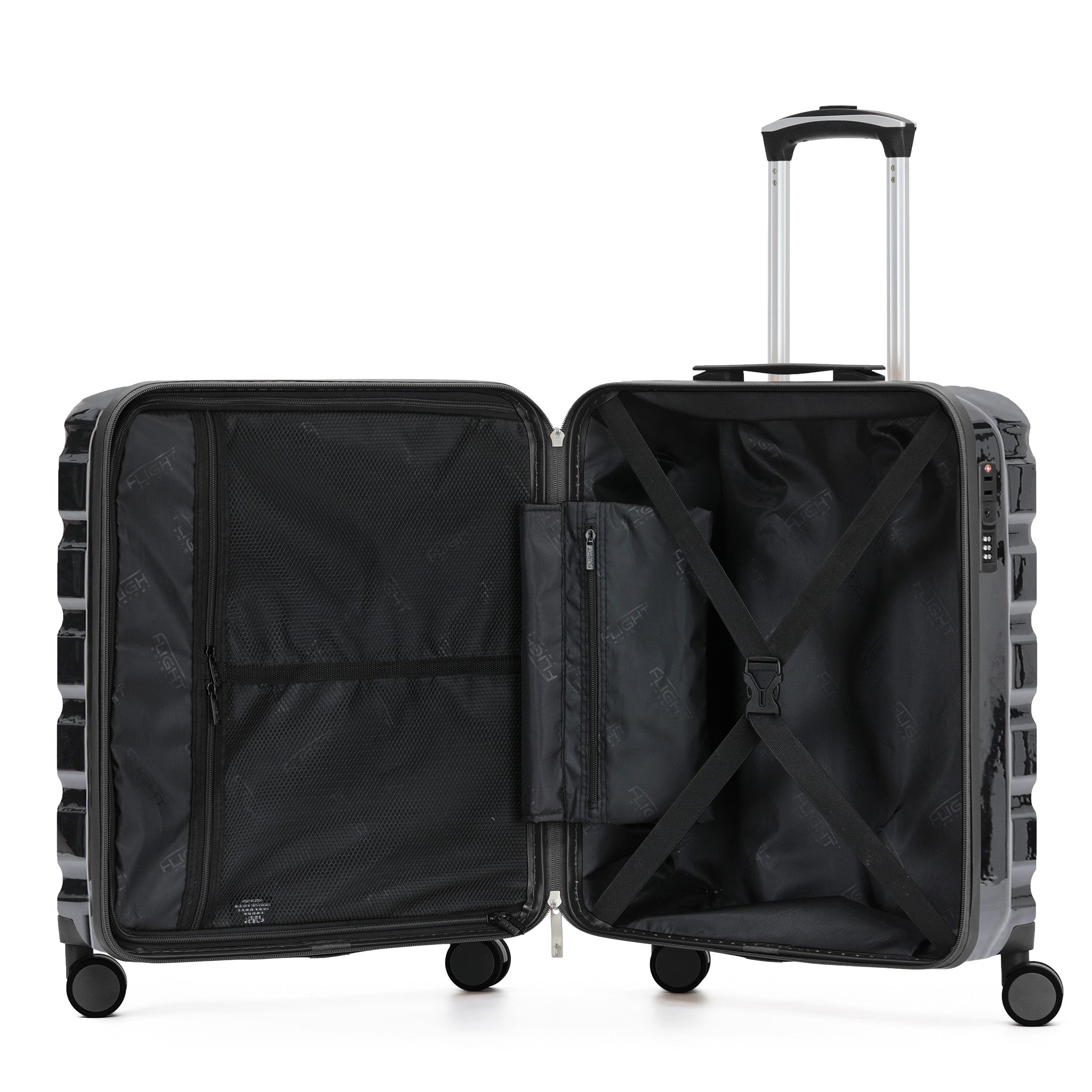 56x45x25cm SAFIR Carry-On Cabin Case - TSA Lock & 8 Wheels